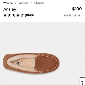 Ugg Women’s Ansley Slippers - New without tags